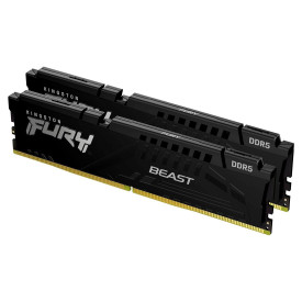 RAM памет Kingston FURY Beast Black, 32GB (2x16GB) DDR5, 5200MT/s, CL36, Kit of 2