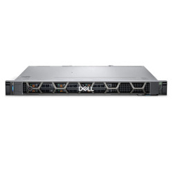 Сървър Dell PowerEdge R260, шаси с 6 x 2.5 инча Hot-Plug SAS/SATA диска, Intel Xeon 6315P 2.8 GHz, 128 GB DDR5 5600 UDIMM, 6 x 960 GB SATA SSD, iDRAC9 Basic
