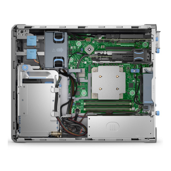 Сървър Dell PowerEdge T160, 3.5 инча, Intel Xeon 6 Performance 6325P, 3.5 GHz, 16 GB UDIMM DDR5 5600 ECC, 480 GB SATA SSD