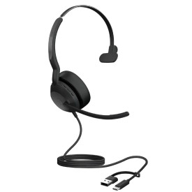 Слушалки JABRA Evolve2 50 UC Stereo, USB-C/USB-A