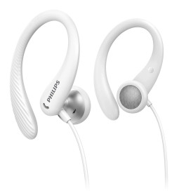 Слушалки PHILIPS In-ear с микрофон, 8.6mm, бели, TAE1105WT/00