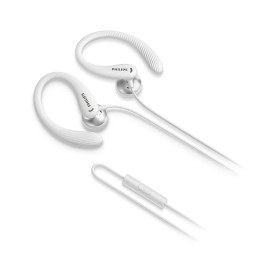 Слушалки PHILIPS In-ear с микрофон, 8.6mm, бели, TAE1105WT/00