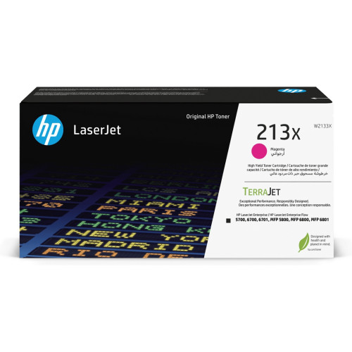Тонер касета HP 213X, W2133X, Magenta