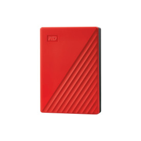 Външен твърд диск WD My Passport, 4TB, USB 3.2 Gen 1, 2.5 инча, Red, WDBPKJ0040BRD-WESN