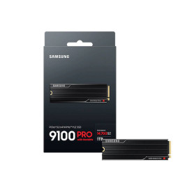 Вътрешен SSD диск Samsung 9100 PRO, 1TB, NVMe, M.2, PCIe 5.0, Heatsink