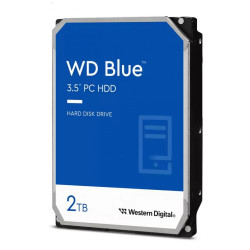 Вътрешен твърд диск WESTERN DIGITAL Blue WD20EARZ, 2TB, SATA 6Gb/s, 256MB, 5400rpm, 3.5 инча