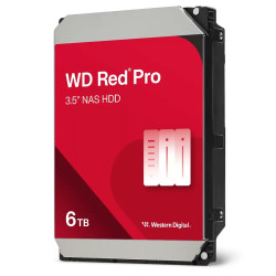 Вътрешен твърд диск Western Digital Red Pro, 6TB, 6Gb/s SATA HDD, 3.5 инча, 7200rpm