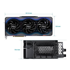 Видеокарта PALIT GeForce RTX 5070 Ti GameRock, 16GB GDDR7, 256 bit, 1x HDMI 2.1b, 3x DP 2.1b