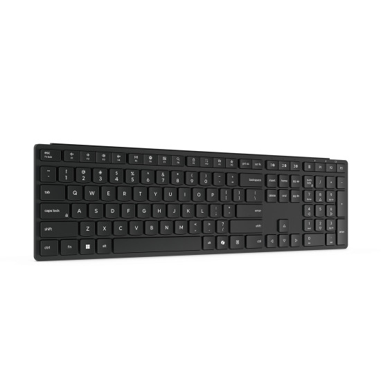 Безжична клавиатура Lenovo Wireless Multi-Mode Pro 6000-US Euro, Bluetooth 5.3 + USB, Black