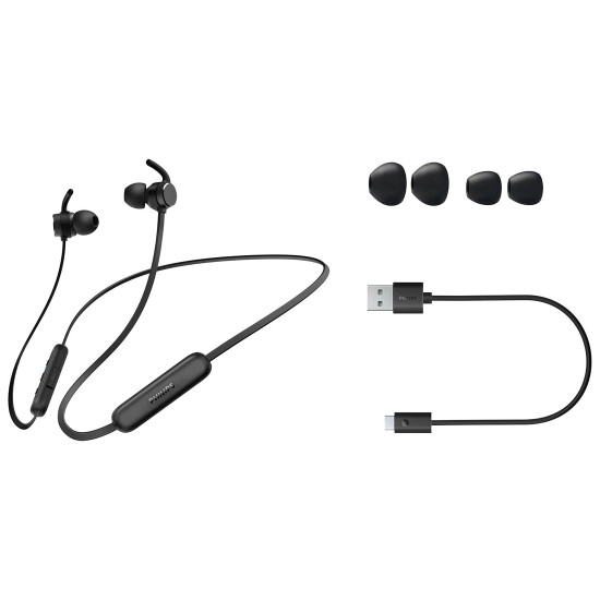 Безжични слушалки PHILIPS TAE1209BK/00, IPX5