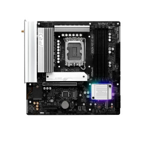 Дънна платка ASRock B860M Pro RS, LGA1851, mATX, DDR5, PCIe 5.0, Blazing M.2, USB-C, Wi-Fi слот, 2.5G LAN, HDMI/DP