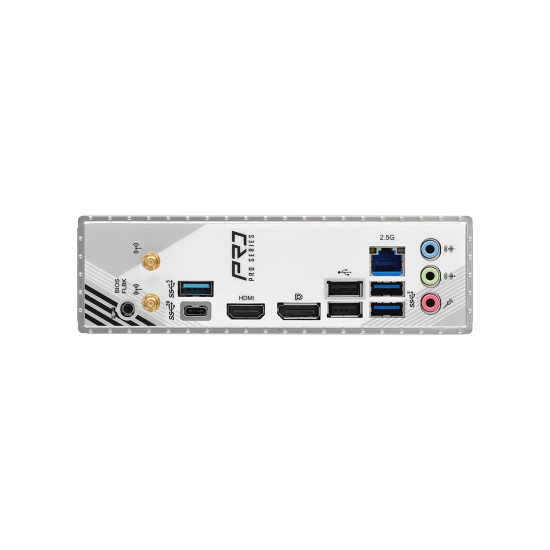 Дънна платка ASRock B860M Pro RS, LGA1851, mATX, DDR5, PCIe 5.0, Blazing M.2, USB-C, Wi-Fi слот, 2.5G LAN, HDMI/DP
