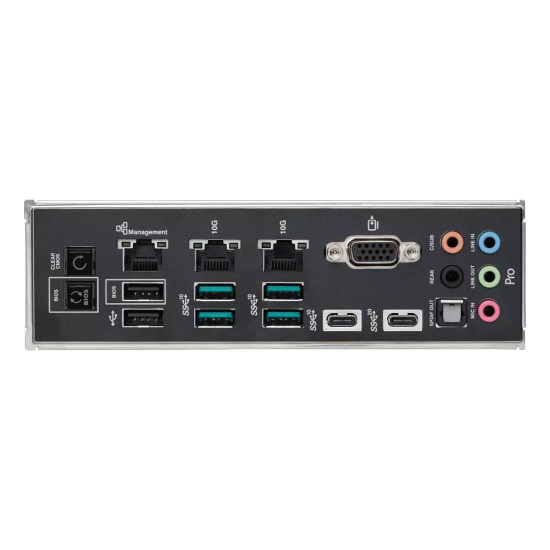 Дънна платка ASUS PRO WS W790E-SAGE SE, LGA4677, ATX, 8xDDR4, 7xPCIe 4.0 x16, 8xSATA, 3xM.2