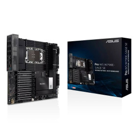 Дънна платка ASUS PRO WS W790E-SAGE SE, LGA4677, ATX, 8xDDR4, 7xPCIe 4.0 x16, 8xSATA, 3xM.2