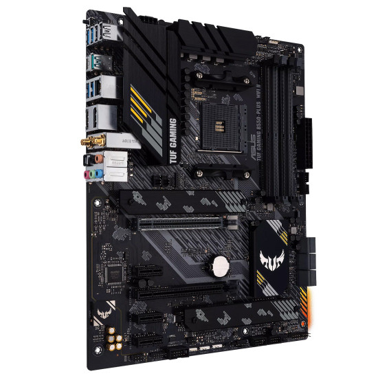 Дънна платка ASUS TUF GAMING B550-PLUS, WIFI II, AM4, Socket 4x4DDR, 1xHDMI, 1xDP, 2xM.2