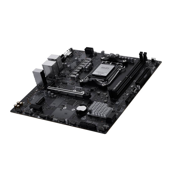 Дънна платка MSI PRO B840M-B, mATX, AM5, DDR5, 1 x PCIe x16, HDMI, VGA, 7.1-канално HD аудио, 2.5G LAN