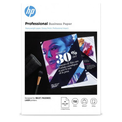 Фотохартия HP Professional Business Paper, 180 гр., A4 (210 x 297 мм), 150 листа, гланцирана