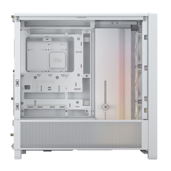 Кутия за компютър Corsair FRAME 4000D RS ARGB, Mid-Tower, White
