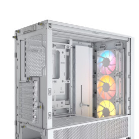 Кутия за компютър Corsair FRAME 4000D RS ARGB, Mid-Tower, White