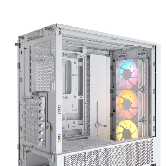 Кутия за компютър Corsair FRAME 4000D RS ARGB, Mid-Tower, White