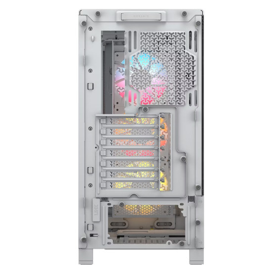 Кутия за компютър Corsair FRAME 4000D RS ARGB, Mid-Tower, White