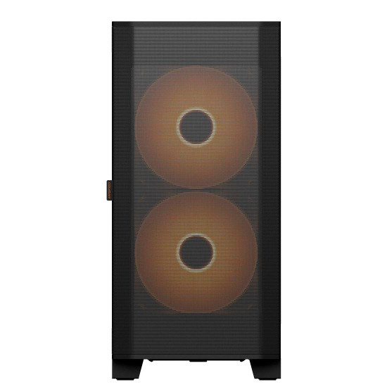 Кутия за компютър COUGAR AIRFACE FLO RGB, Mid Tower, Black