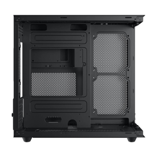 Кутия за компютър XIGMATEK Aqua M Lite, BK, MATX, U3x1 & U2x1, Front & Left TG, 4PCS G22A Reverse & 1PC G22A, ARGB Remote Control Box