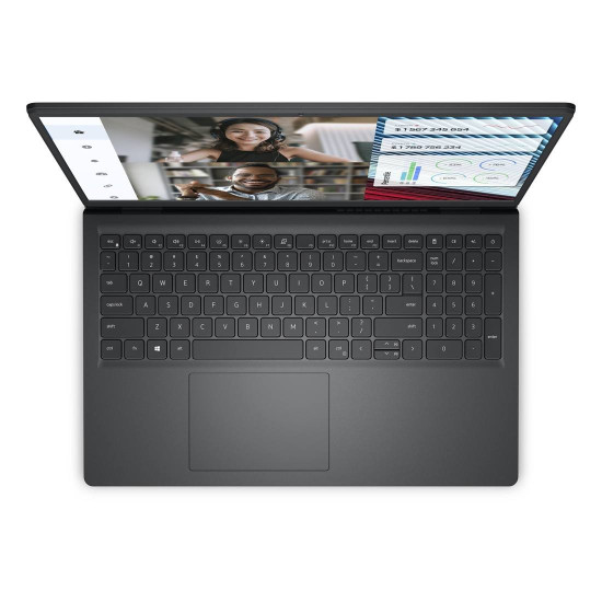 Лаптоп Dell Vostro 3520, Intel Core i3-1215U, 15.6 инча 1920x1080, 8GB DDR4, 512GB SSD, Intel UHD Graphics, Windows 11 Pro