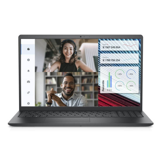Лаптоп Dell Vostro 3520, Intel Core i3-1215U, 15.6 инча 1920x1080, 8GB DDR4, 512GB SSD, Intel UHD Graphics, Windows 11 Pro