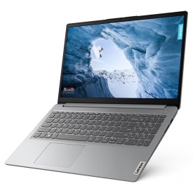 Лаптоп LENOVO IdeaPad 1, Intel N4500, 15.6 инча, FHD, 8GB DDR4, 512GB SSD, Windows 11 Home, Arctic Grey
