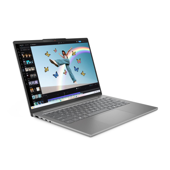 Лаптоп Lenovo IdeaPad Slim 5 14ARP10, 14 инча IPS WUXGA, AMD Ryzen 5 7535HS, 16GB DDR5, 512GB SSD, Radeon 660M, Luna Grey