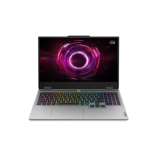 Лаптоп Lenovo LOQ 15AHP10, 15.6 инча, AMD Ryzen 5 220, 16GB DDR5, 512GB SSD, RTX 5050 8GB, Luna Grey