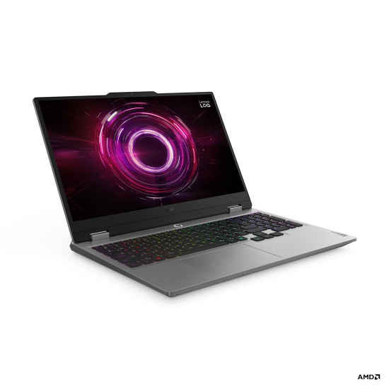 Лаптоп LENOVO LOQ, AMD Ryzen 7 250, 15.6 инча FHD, 144Hz, 32GB RAM, 512GB SSD, RTX5060 8GB, Luna Grey