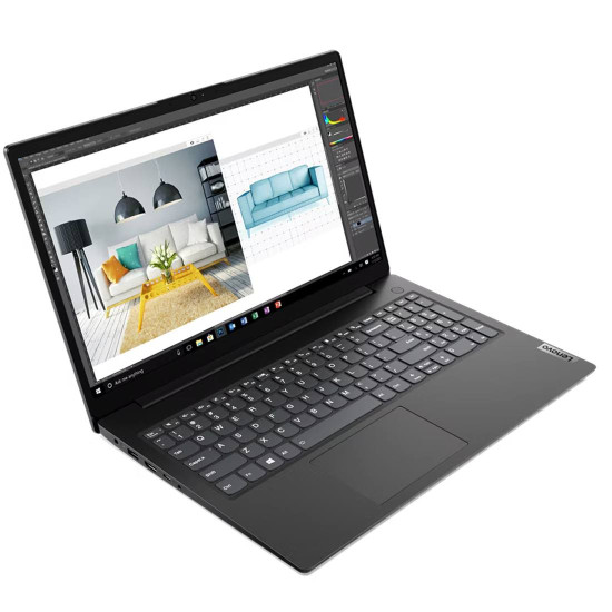 Лаптоп LENOVO V15 G2 IJL, 15.6-инчa, Intel Pentium Silver N6000, FHD, 8GB RAM, 256GB SSD