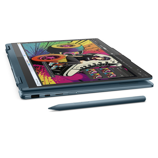 Лаптоп LENOVO Yoga 7 2-in-1 AMD Ryzen AI 5 340, 14 инча, WUXGA OLED, Touch HDR, 24GB DDR5, 1TB SSD, Windows 11 Home