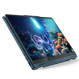 Лаптоп LENOVO Yoga 7 2-in-1 AMD Ryzen AI 5 340, 14 инча, WUXGA OLED, Touch HDR, 24GB DDR5, 1TB SSD, Windows 11 Home
