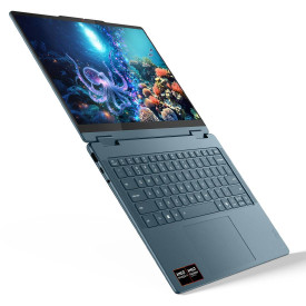 Лаптоп LENOVO Yoga 7 2-in-1 AMD Ryzen AI 5 340, 14 инча, WUXGA OLED, Touch HDR, 24GB DDR5, 1TB SSD, Windows 11 Home