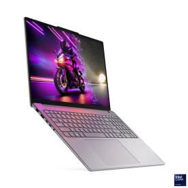 Лаптоп Lenovo Yoga Pro 9, Intel Core Ultra 7 255H, 16 инча 2.8K OLED 500N 120Hz, 32GB DDR5, 1TB SSD, RTX5060 8GB, Windows 11 Home, Luna Grey