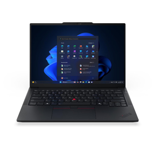Лаптоп ThinkPad E14 Gen 7, 14 инча WUXGA IPS, Intel Core 5 210H, 16GB DDR5-5600, 1TB SSD PCIe 4.0x4 NVMe Opal 2.0, Intel Graphics, 64Wh батерия, Windows 11 Home, Black