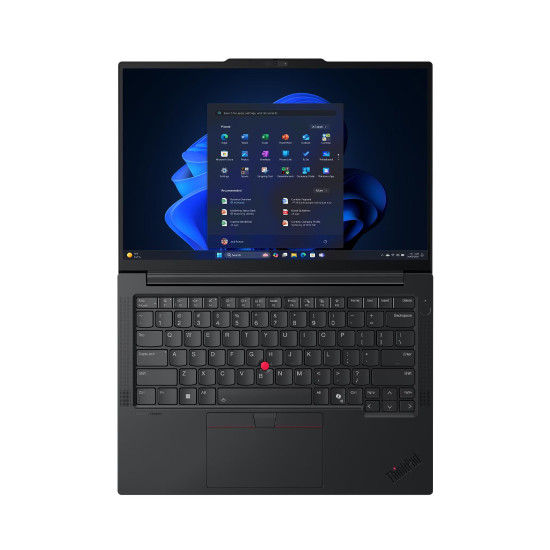 Лаптоп ThinkPad E14 Gen 7, 14 инча WUXGA IPS, Intel Core 5 210H, 16GB DDR5-5600, 1TB SSD PCIe 4.0x4 NVMe Opal 2.0, Intel Graphics, 64Wh батерия, Windows 11 Home, Black