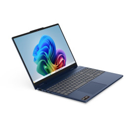Лаптоп LENOVO IdeaPad 5 2-in-1, AMD Ryzen AI 7 445, 15.3 инча WUXGA, тъчскрийн, 400 нита, 32GB DDR5 RAM, 512GB SSD, Cosmic Blue, Windows 11 Home + Pen
