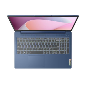 Лаптоп LENOVO IdeaPad Slim 3, AMD Ryzen 3 830, 15.6 инча Full HD, 16GB DDR5 RAM, 512GB PCIe SSD, Abyss Blue, Windows 11 Home