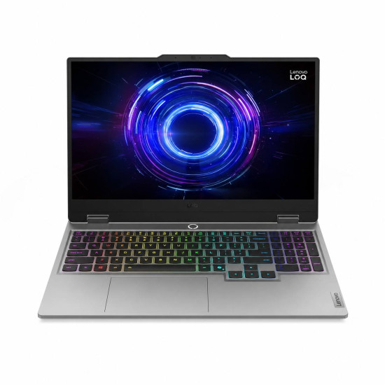 Лаптоп LENOVO LOQ, Intel Core i5-13450HX, 15.6 инча Full HD, 144Hz, RTX 5050 8GB, 16GB DDR5 RAM, 512GB SSD, Luna Grey