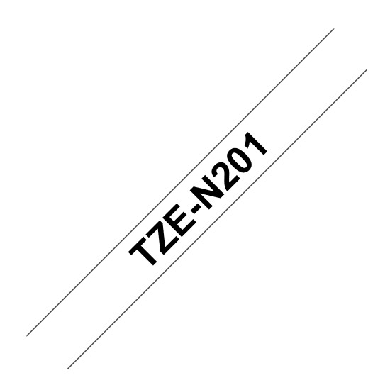 Лента BROTHER TZEN201, 3.5mm