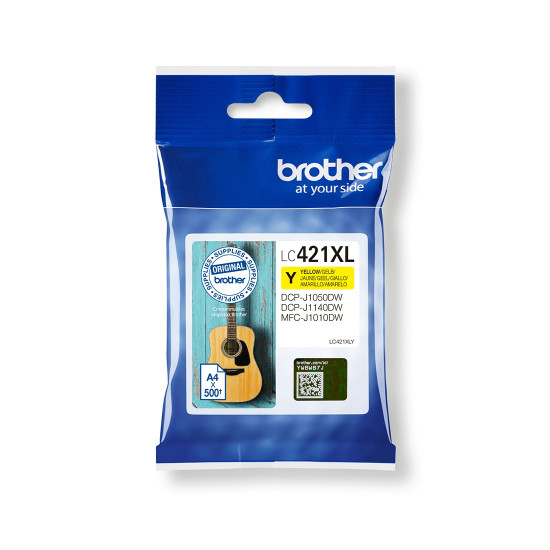 Мастило BROTHER LC421XLY, Yellow
