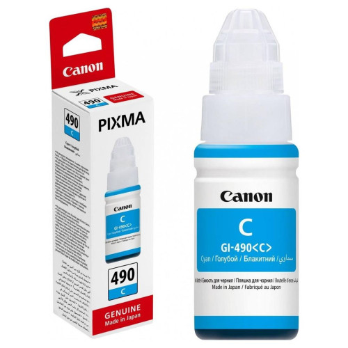 Мастило CANON GI-490, 0664C001, Cyan