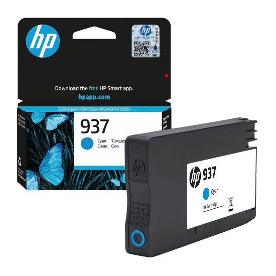 Мастило HP 937 Cyan Original Ink Cartridge