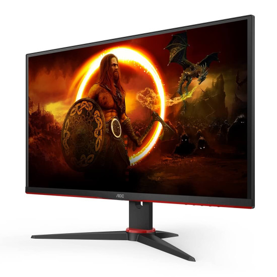 Монитор AOC Q27G2E/BK, 27 инча, 155Hz, 1ms, 16:9, 2560x1440, VA, DP, 2x HDMI