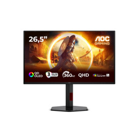 Монитор AOC Q27G4SDR, 26.5 инча, QHD, 360 Hz, 0.03 ms, 1000 cd/m², 2 x HDMI 2.1, DisplayPort, USB 3.2
