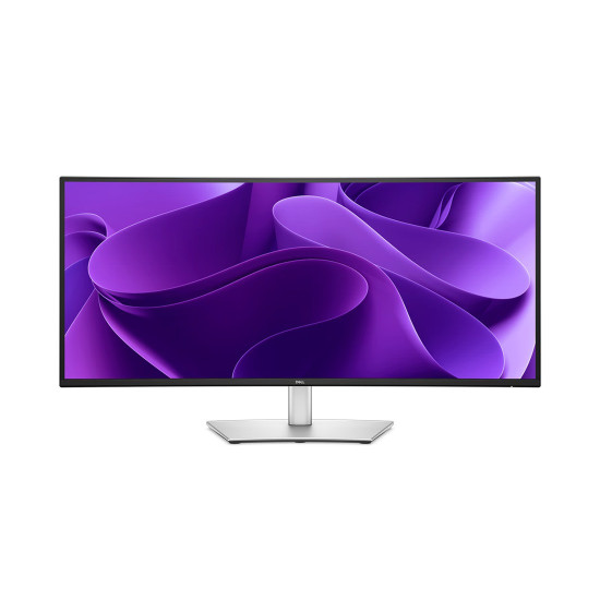 Монитор Dell Pro P3425WE, 34 инча, UWQHD, IPS, 100Hz, USB-C хъб, 90W Power Delivery, RJ45, ENERGY STAR, ComfortView Plus